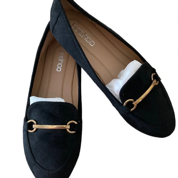 Boohoo Other - Boohoo Black Flats Brand New Size 3